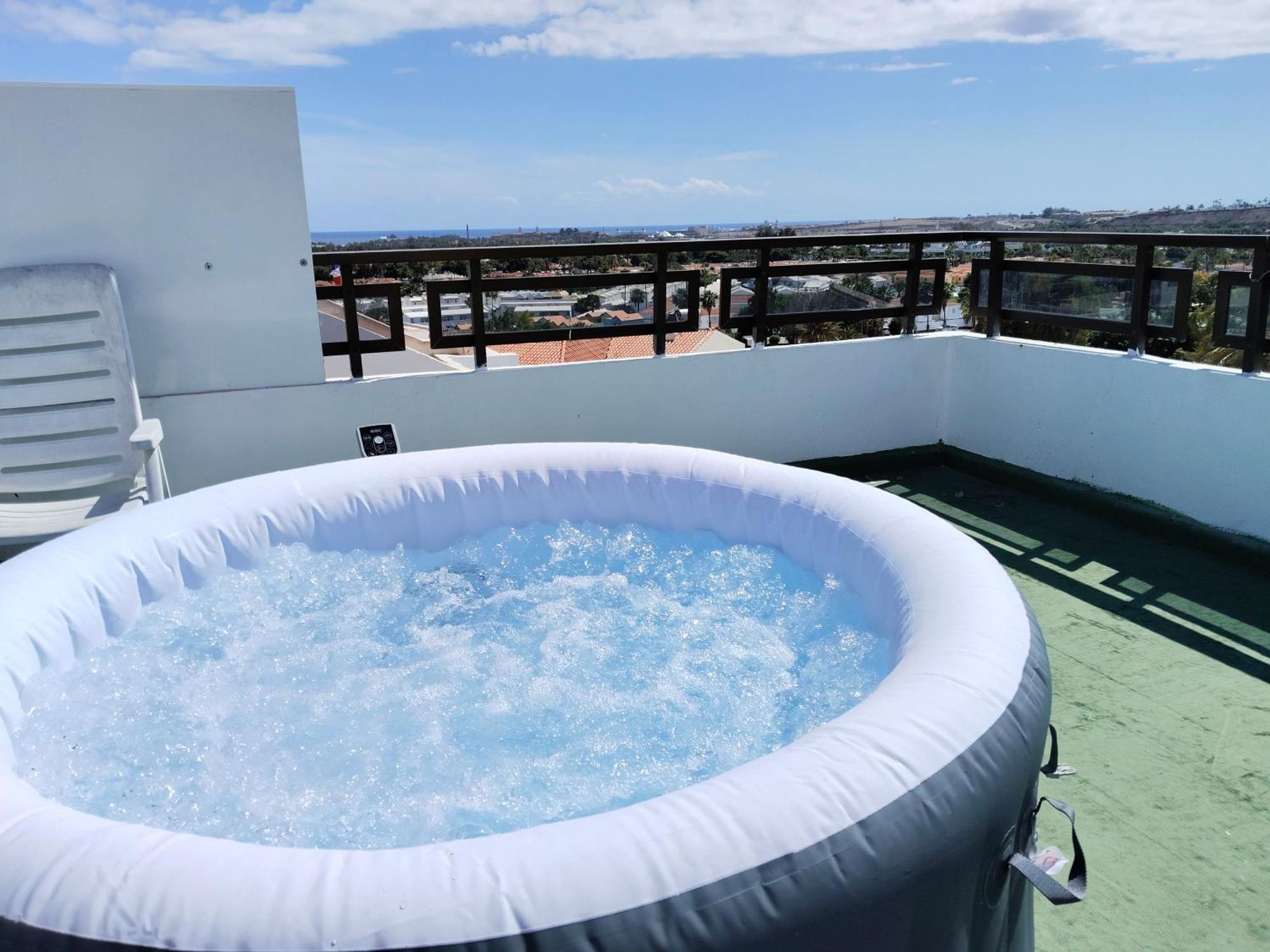 Vv Las Buganvillas Maspalomas - Cocina Y Habitaciones Con Banos Privados Exterior foto